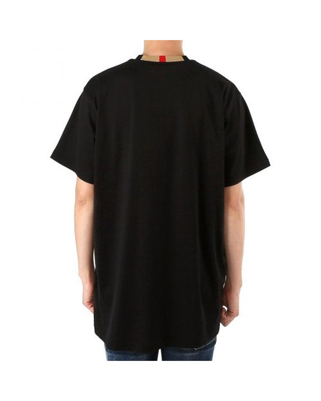 Burberry Black Detail Collar Short Sleeve for men