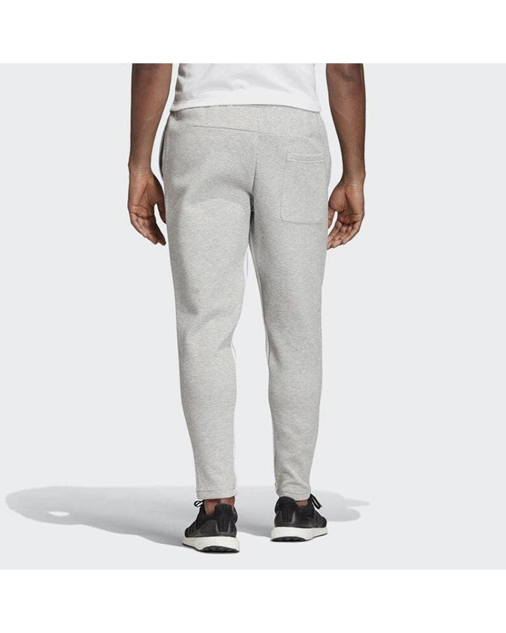 Adidas Gray Casual Running Tapered Trousers Light for men