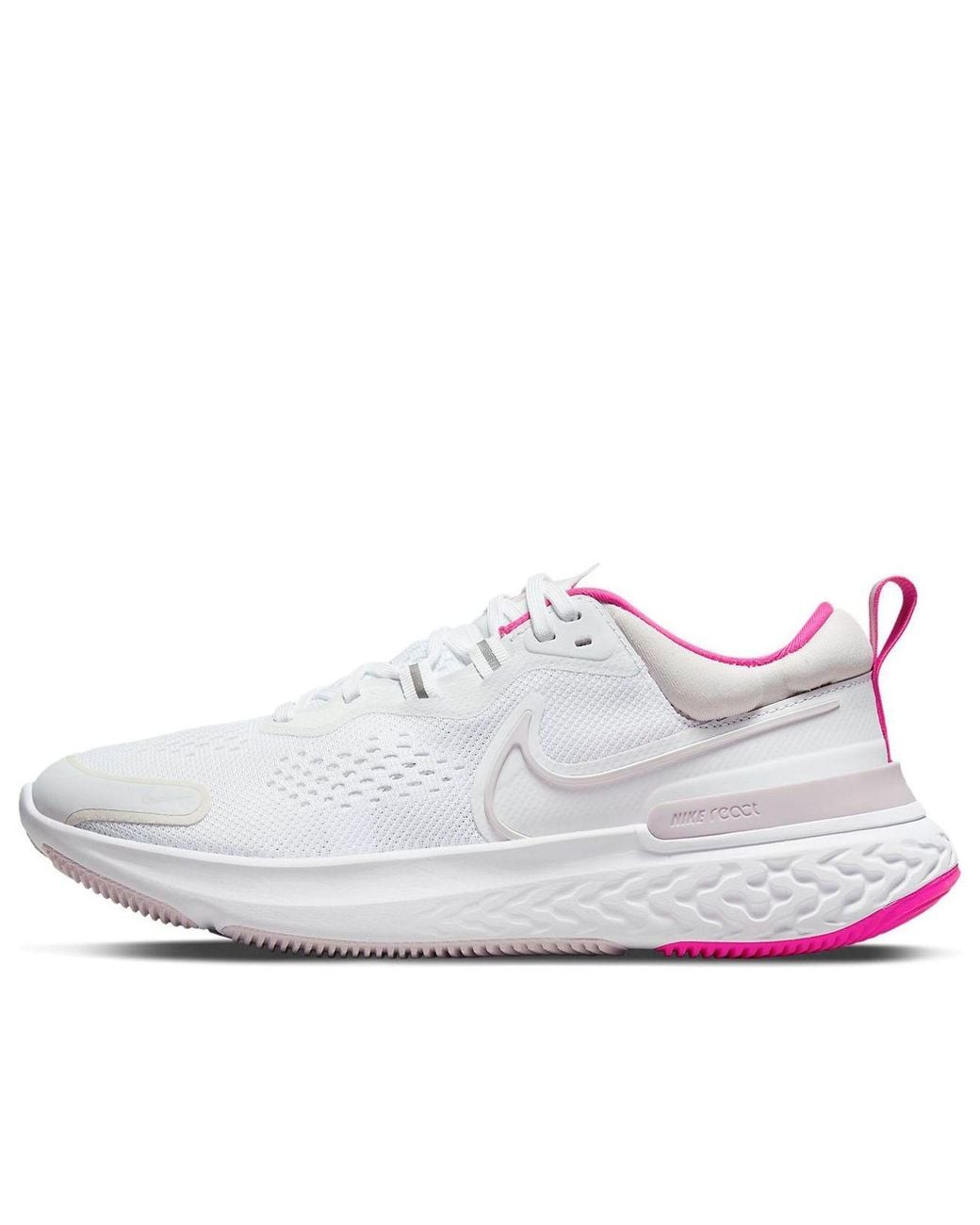 Nike White (Wmns) React Miler 2 Marathon/Sneakers