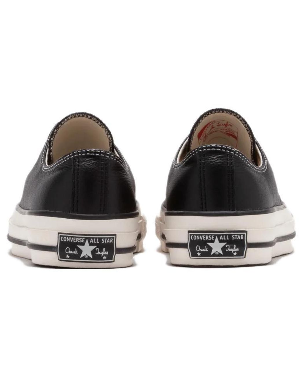 Converse Black Chuck Taylor Leather Ox for men