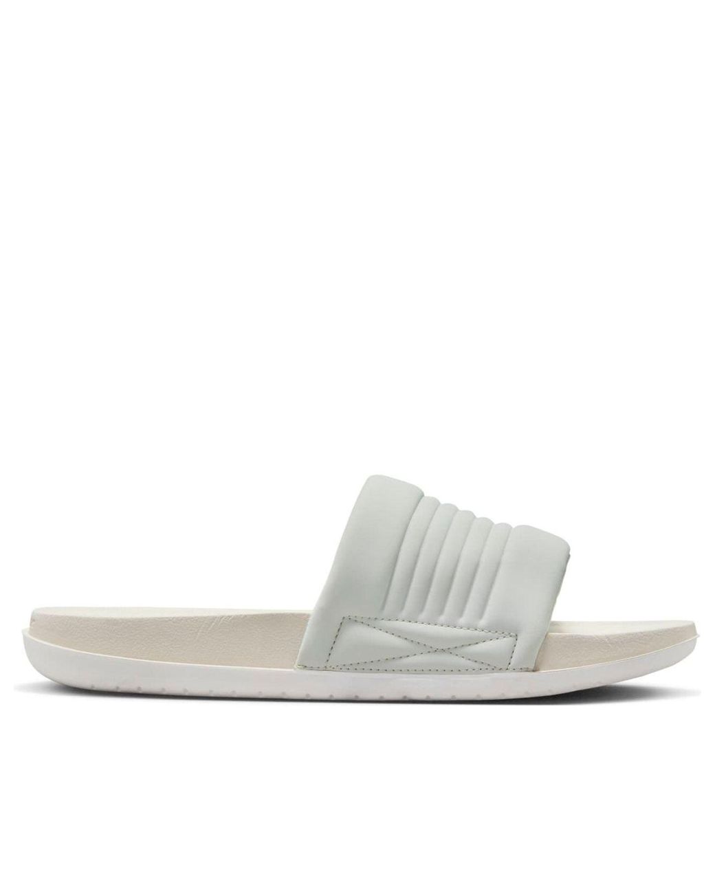Nike White Offcourt Adjust Slide 'Light Sail' for men