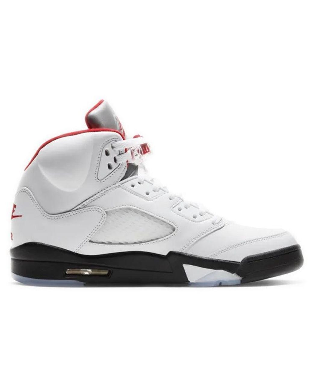 Nike White 5 Retro 'Fire' 2020 for men