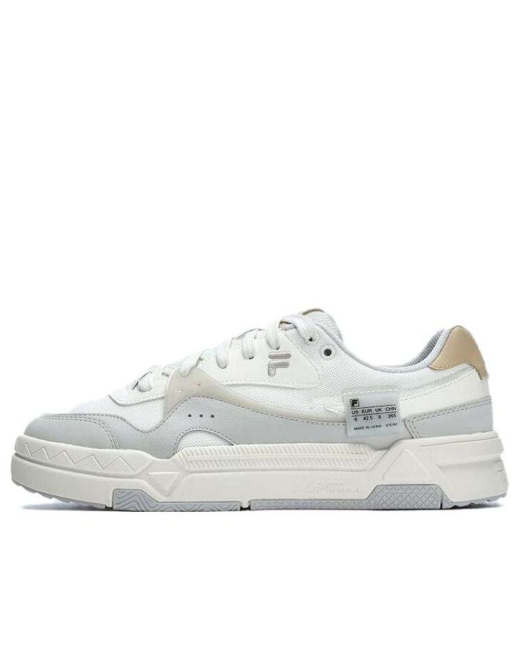 Fila White Classic Skate Shoes for men