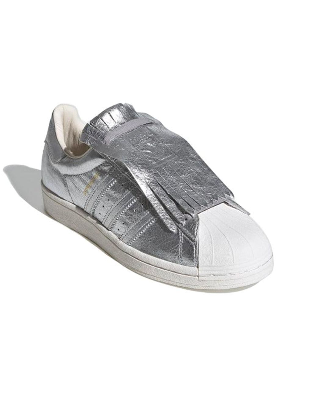 Adidas Gray (Wmns) Superstar Fringe Metallic'