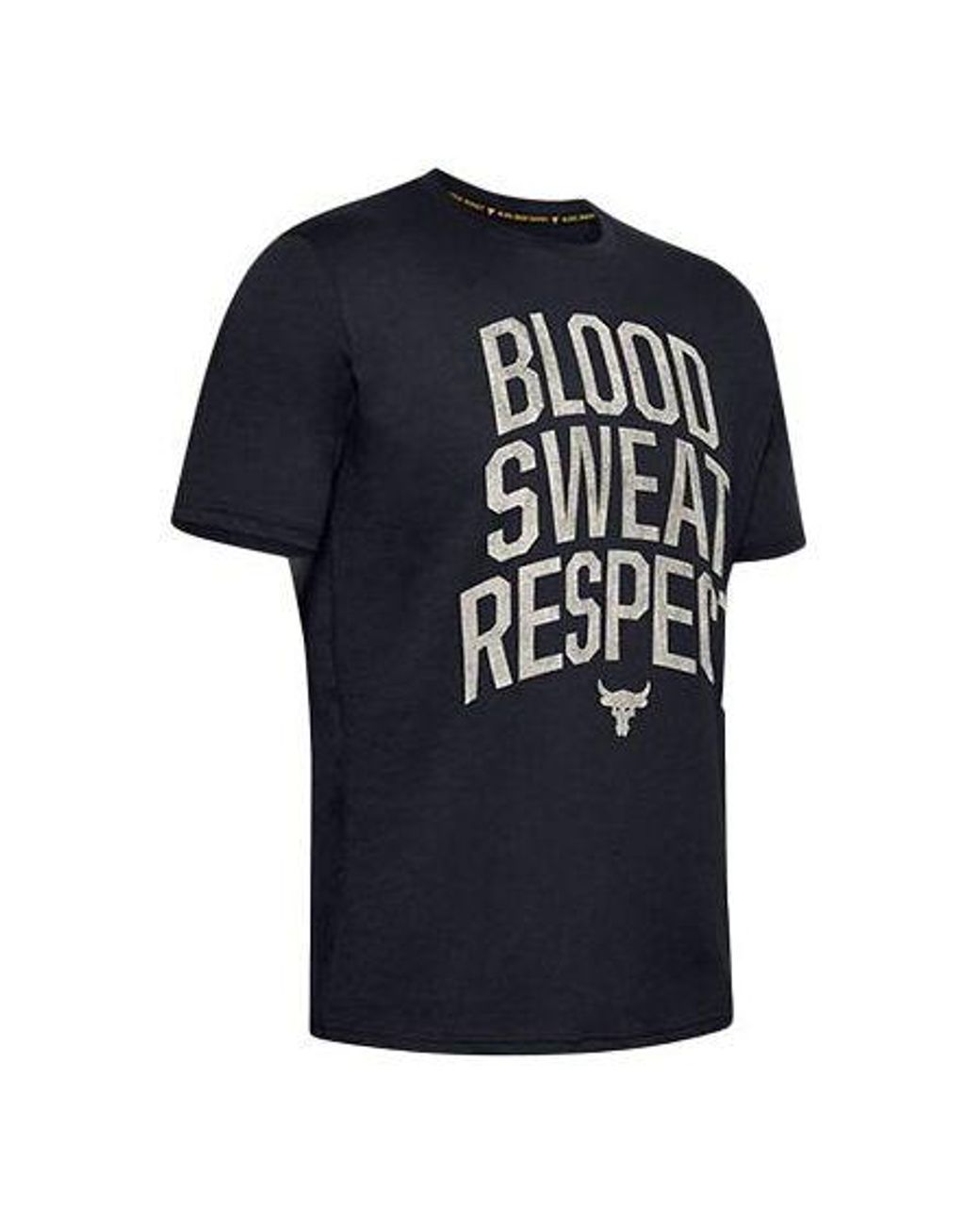 Under Armour Blue Project Rock Bsr Short Sleeve for men