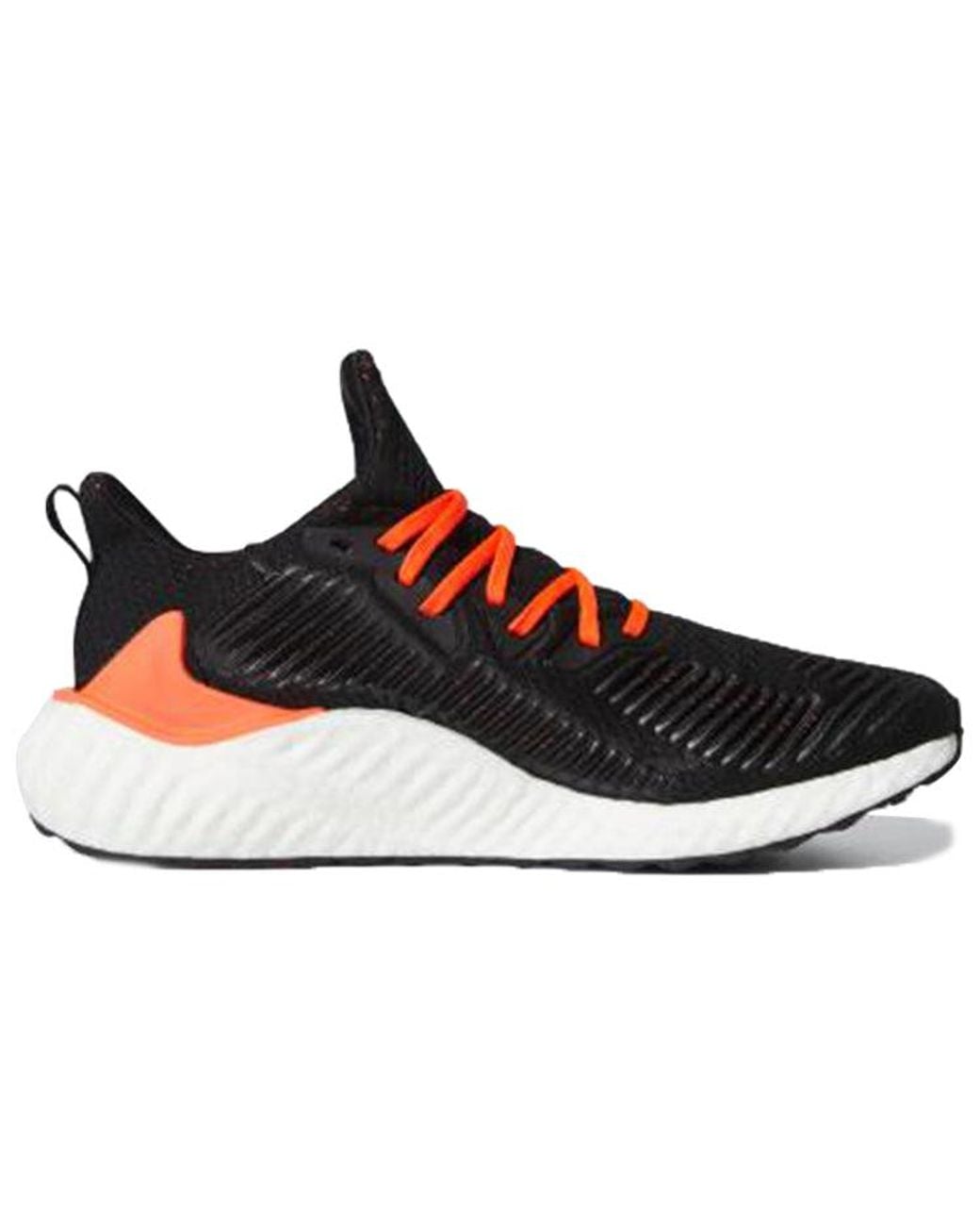 Adidas Black Alphaboost 'Solar' for men