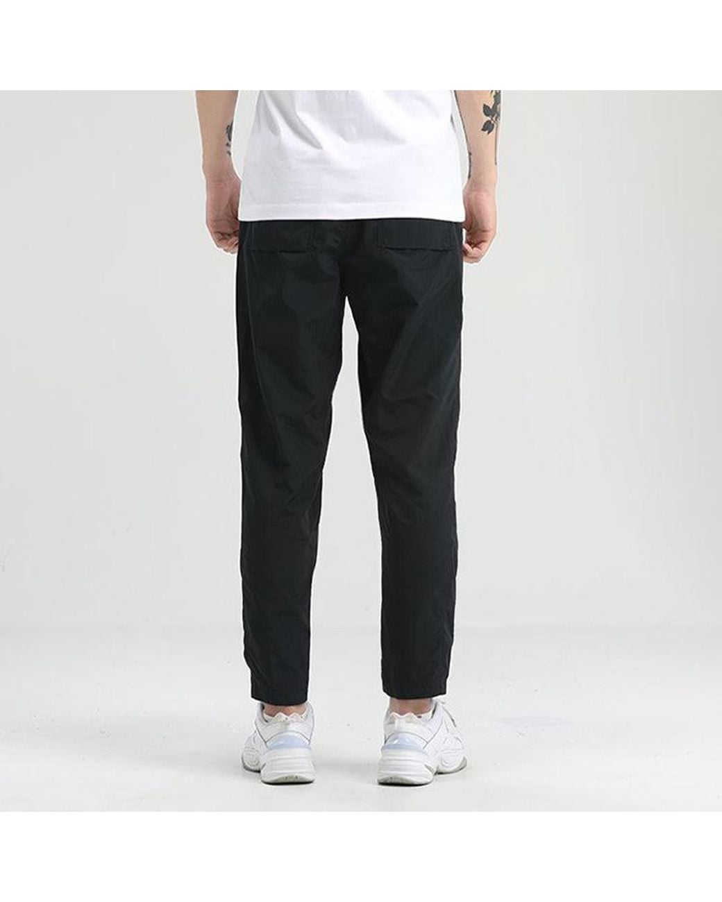 Nike Black Sportswear Woven Leisure Pants for men