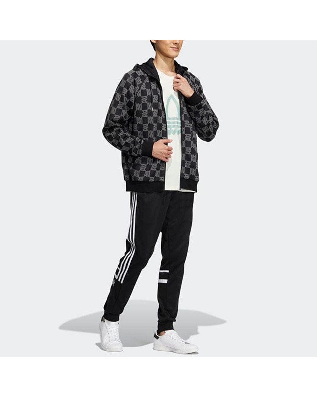Adidas Black Monogram Jacket