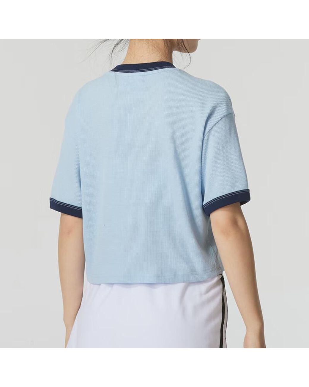 Adidas Blue (Wmns) Originals T-Shirt Asia Sizing