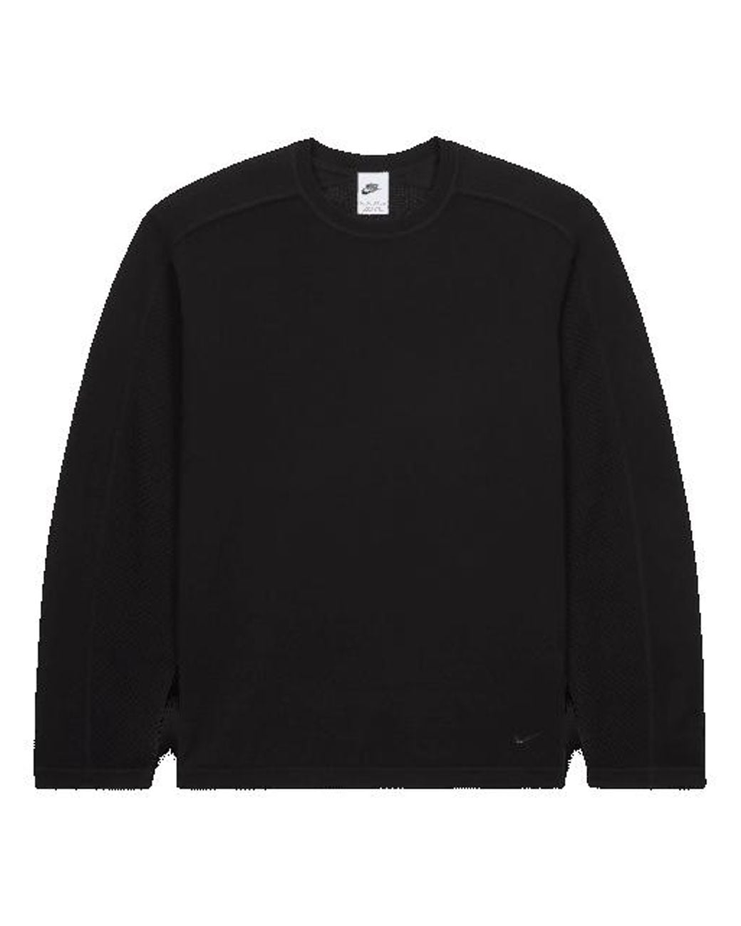 Nike X Stussy Long-Sleeve Knit Jersey in Black for Men | Lyst UK