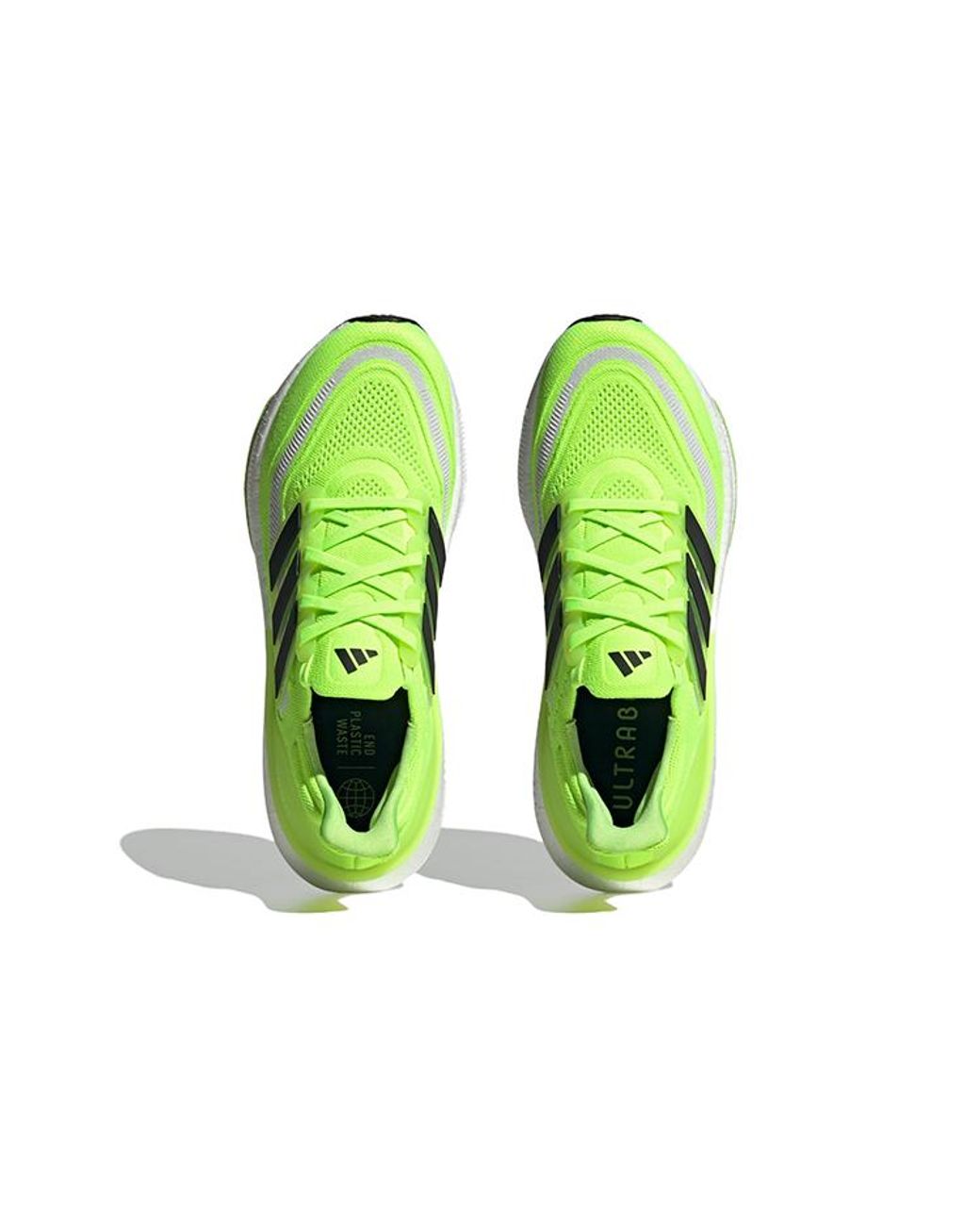 Adidas Green Ultraboost Light Running Shoes 'Lucid Lemon' for men