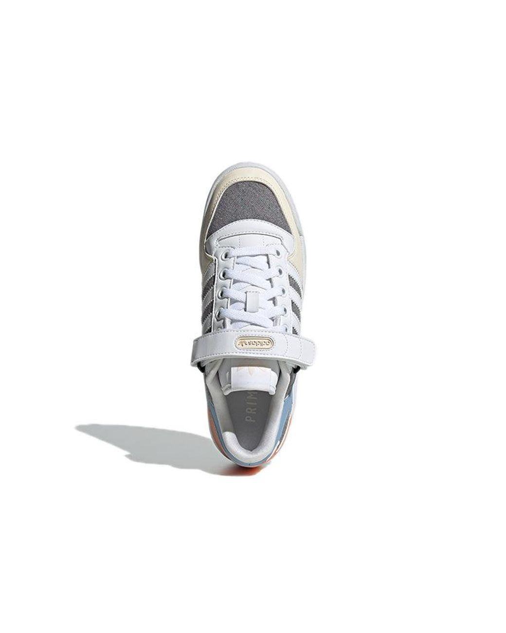 Adidas Blue (Wmns) Originals Forum Low Wear-Resistant Non-Slip Casual Skateboarding Shoes