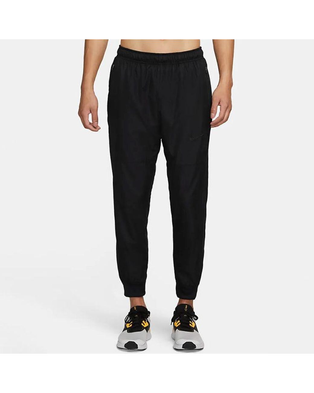Nike Black Insulated Casual Sports Training Running Bundle Feet Long Pants for men
