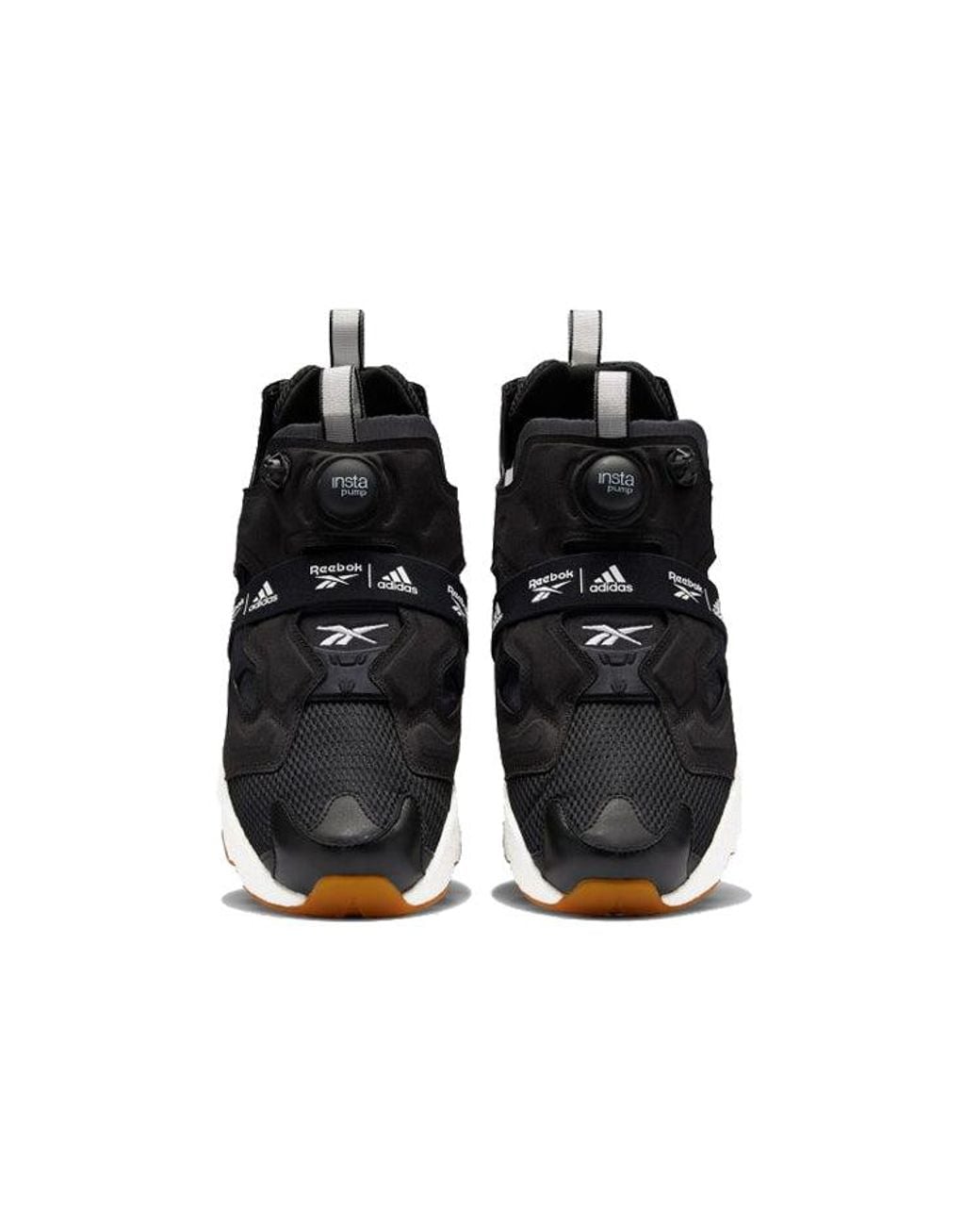 Reebok Black Instapump Fury X Boost Gum' for men