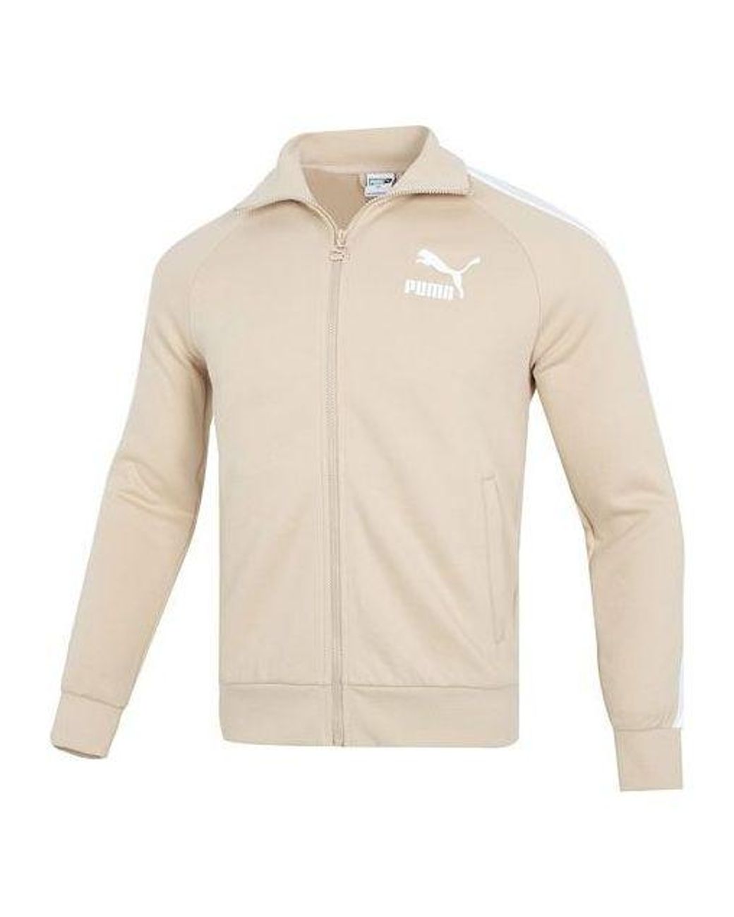 PUMA Natural Iconic T7 Track Jacket Dk for men