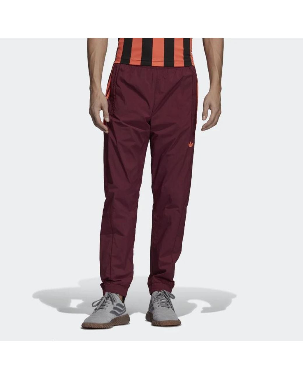 Adidas Red Originals Flamestrike Woven Track Pants for men