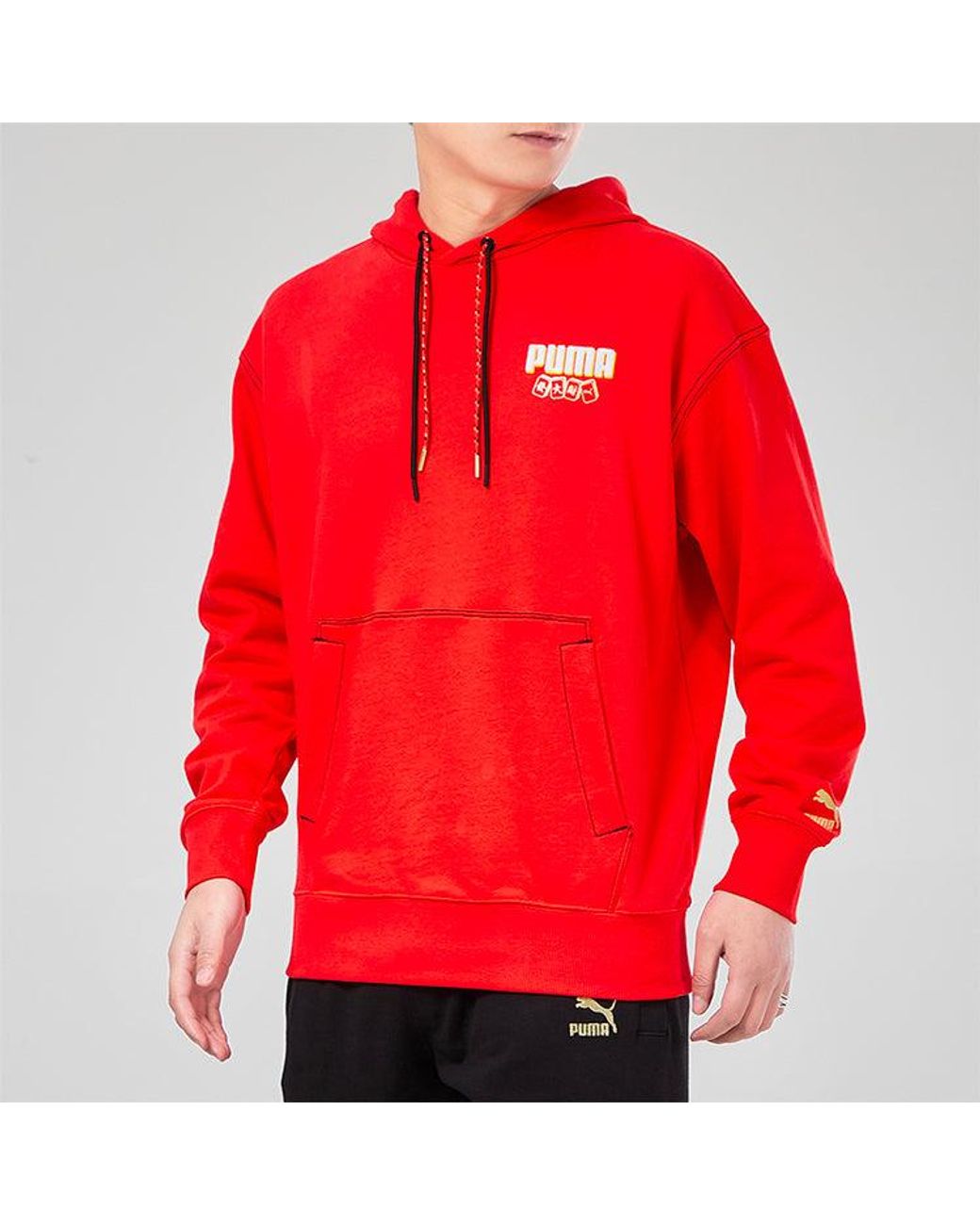 PUMA Red Yotox Hoodie for men