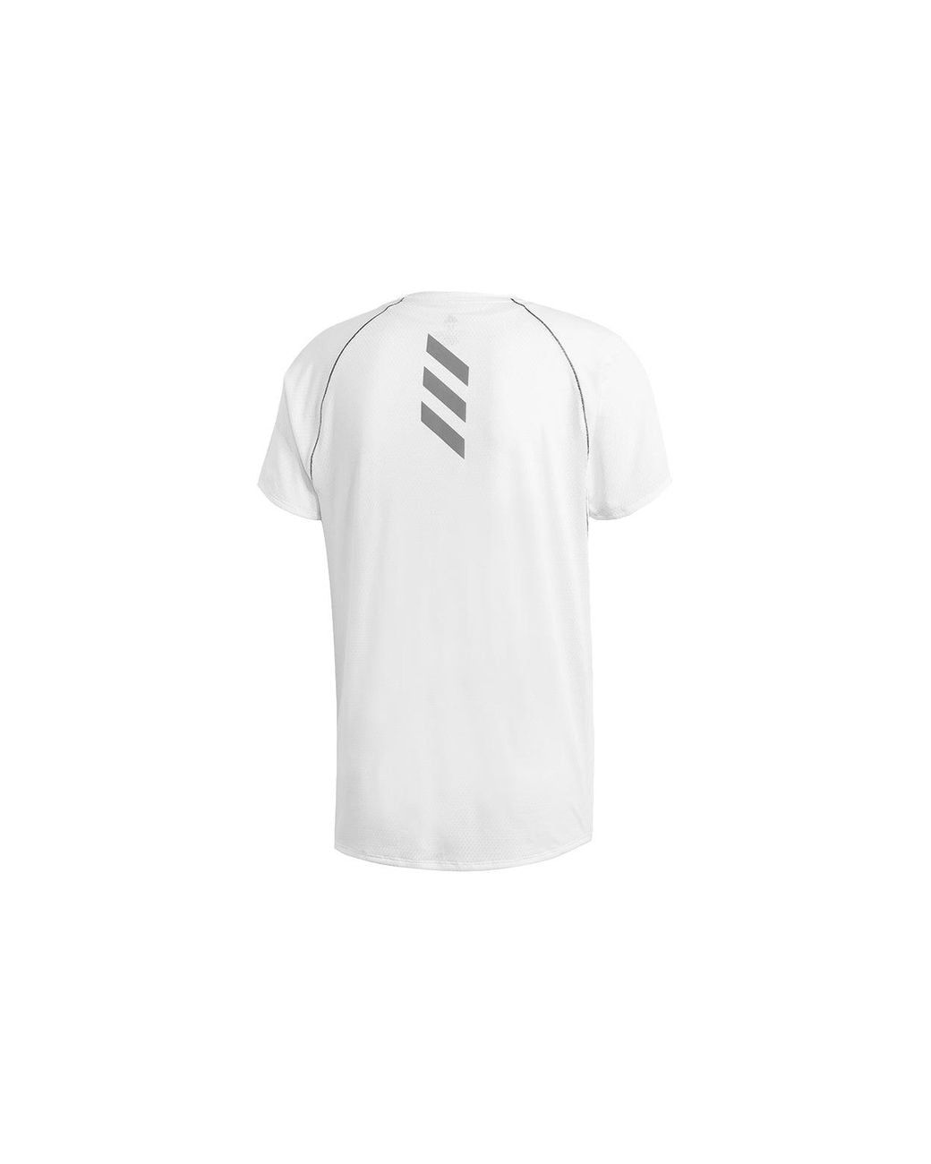 Adidas White Adi Runner Tee Reflective Running Sports Short Sleeve for men