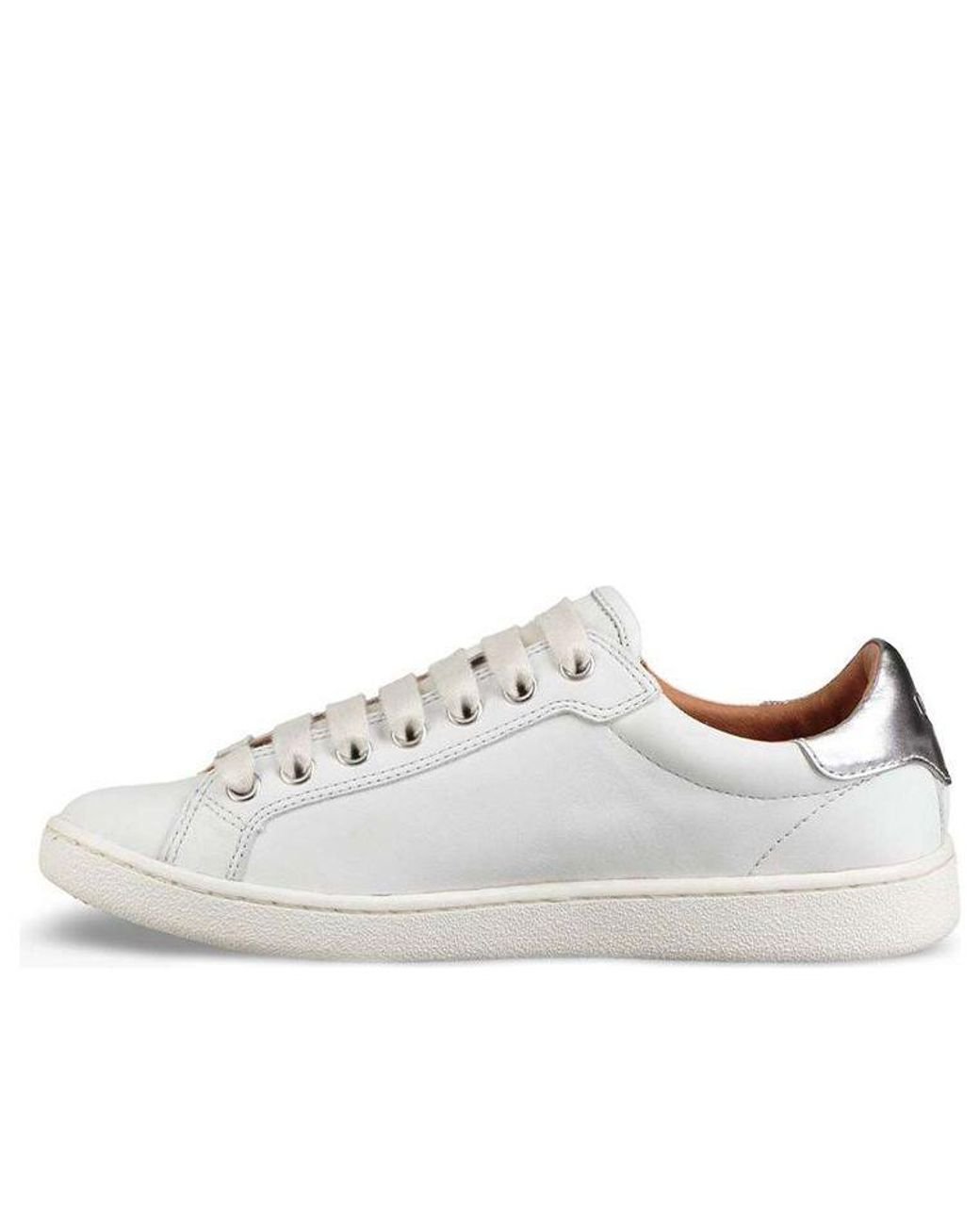 UGG Milo Leather Trainer in White | Lyst