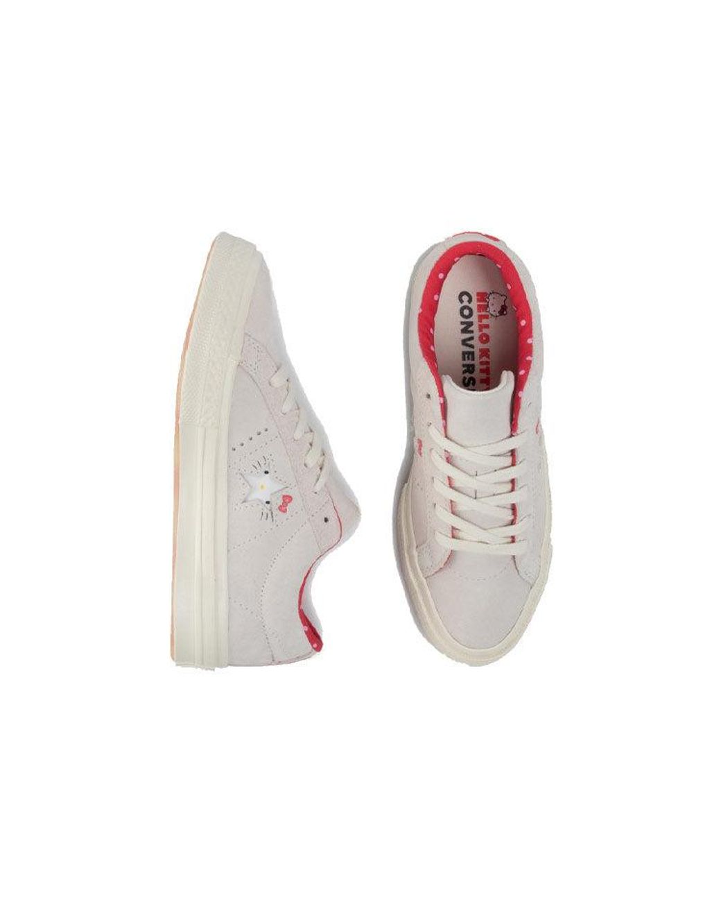 Converse White Hello Kitty X One Star Suede Low Top for men