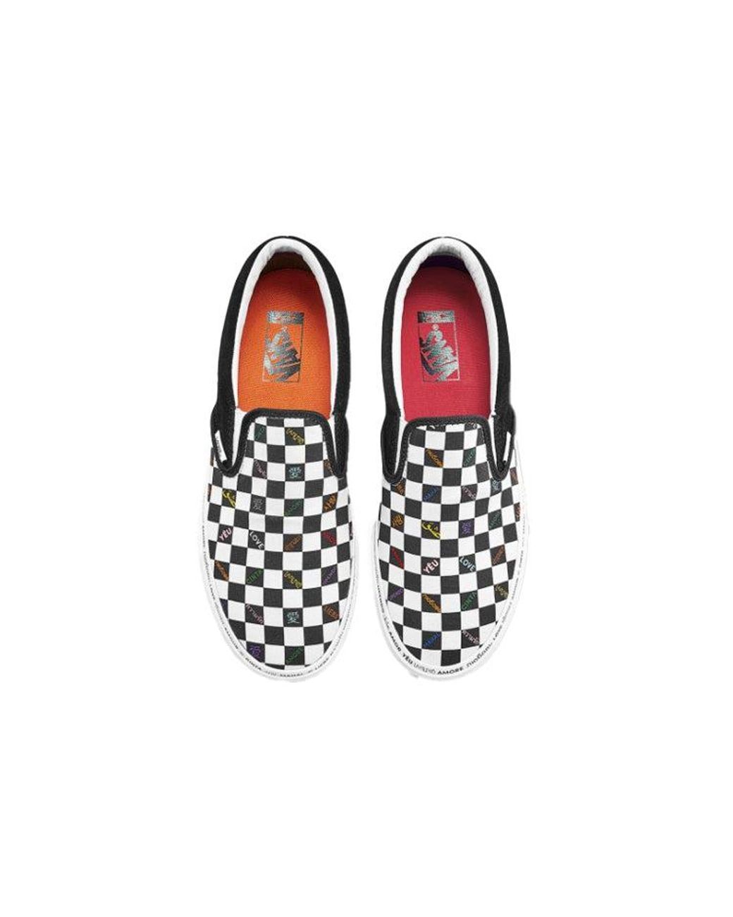 Vans Black Classic Slip-On Vlt Lx 'The Love Pack for men
