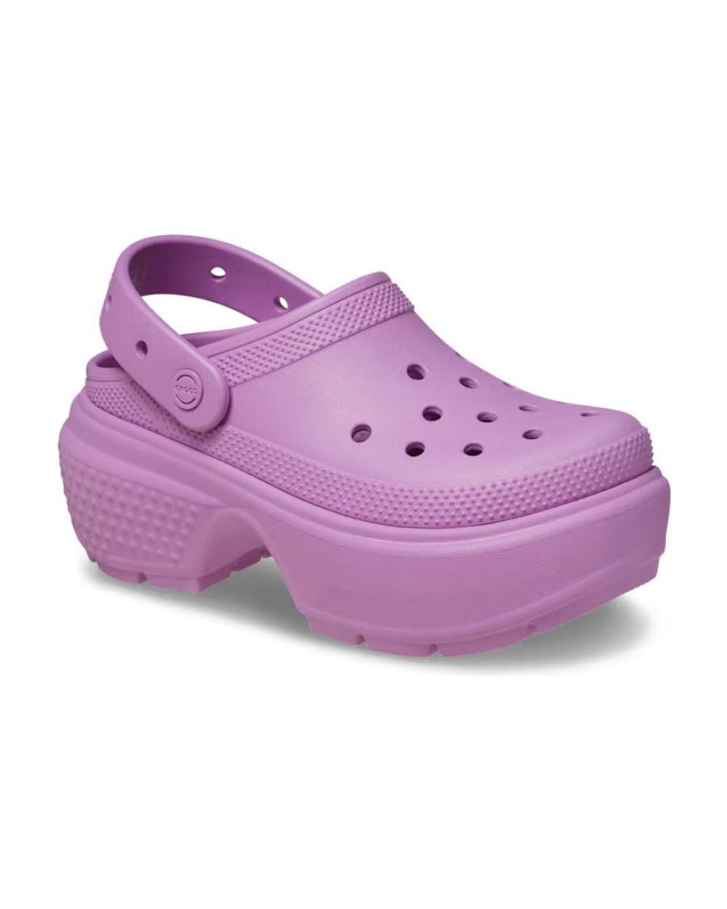 CROCSTM Purple Stomp Clog; Bubble