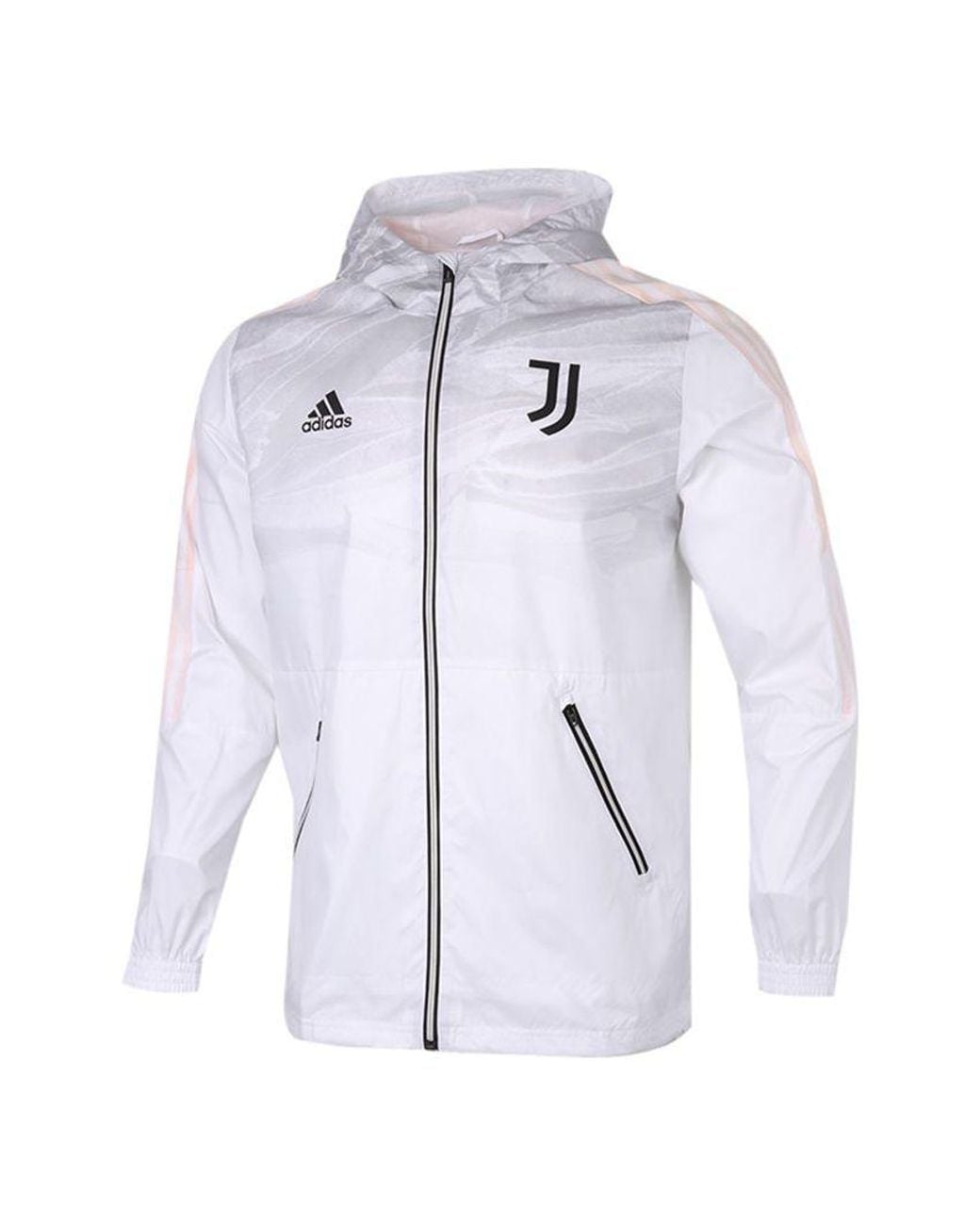 Adidas Blue Juventus Soccer/Football Sports Hooded Jacket for men