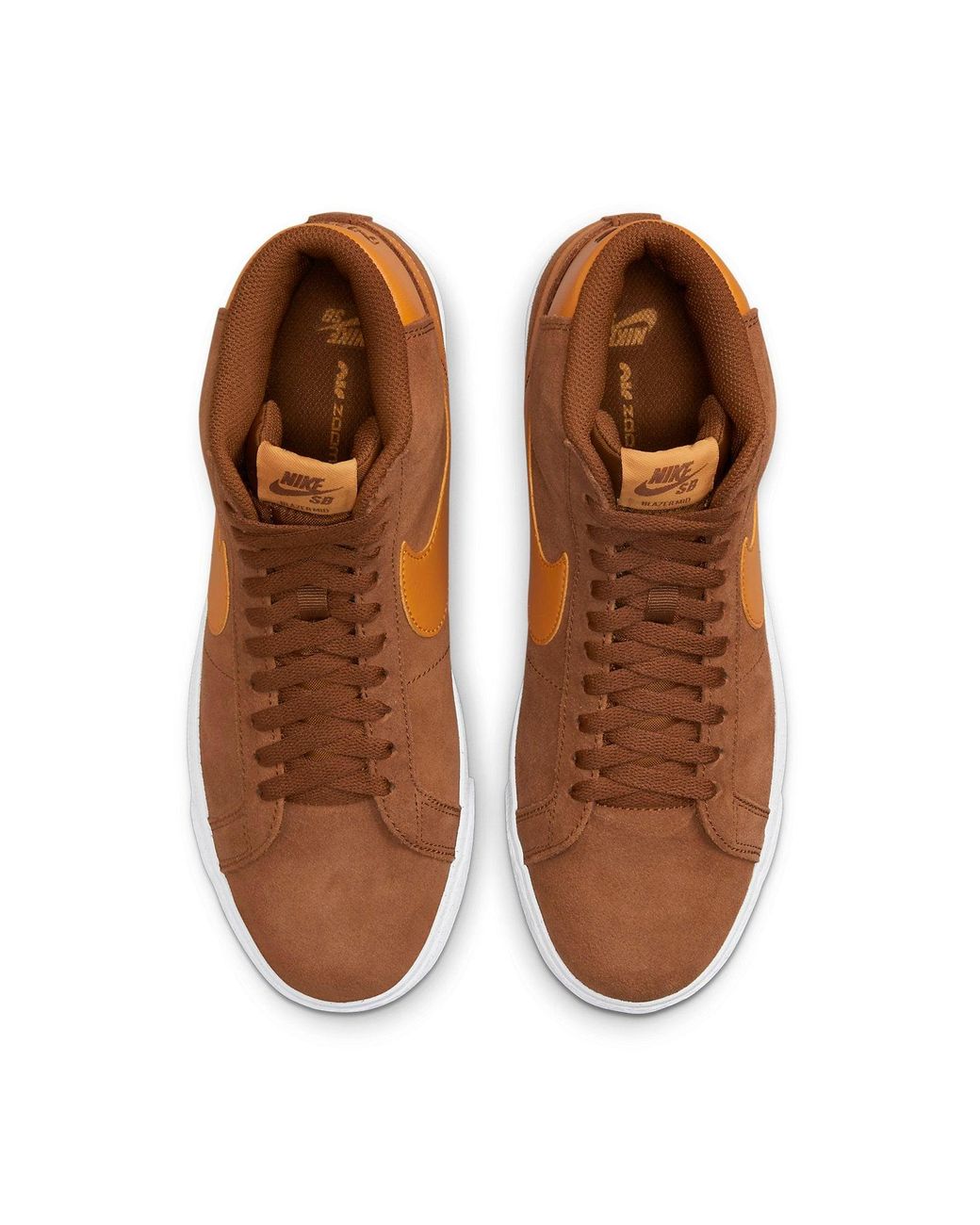 Nike Brown Zoom Blazer Mid Sb 'Pecan Light Curry' for men