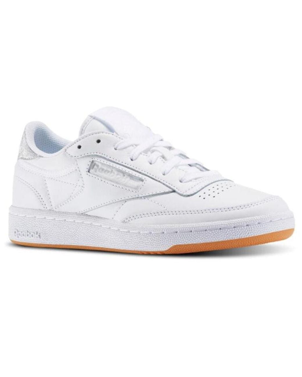 Reebok White (Wmns) Club C 85 Diamond Skate Shoes