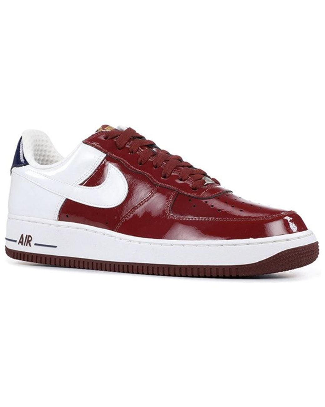 Nike Red Air Force 1 Premium 'Lebron' for men