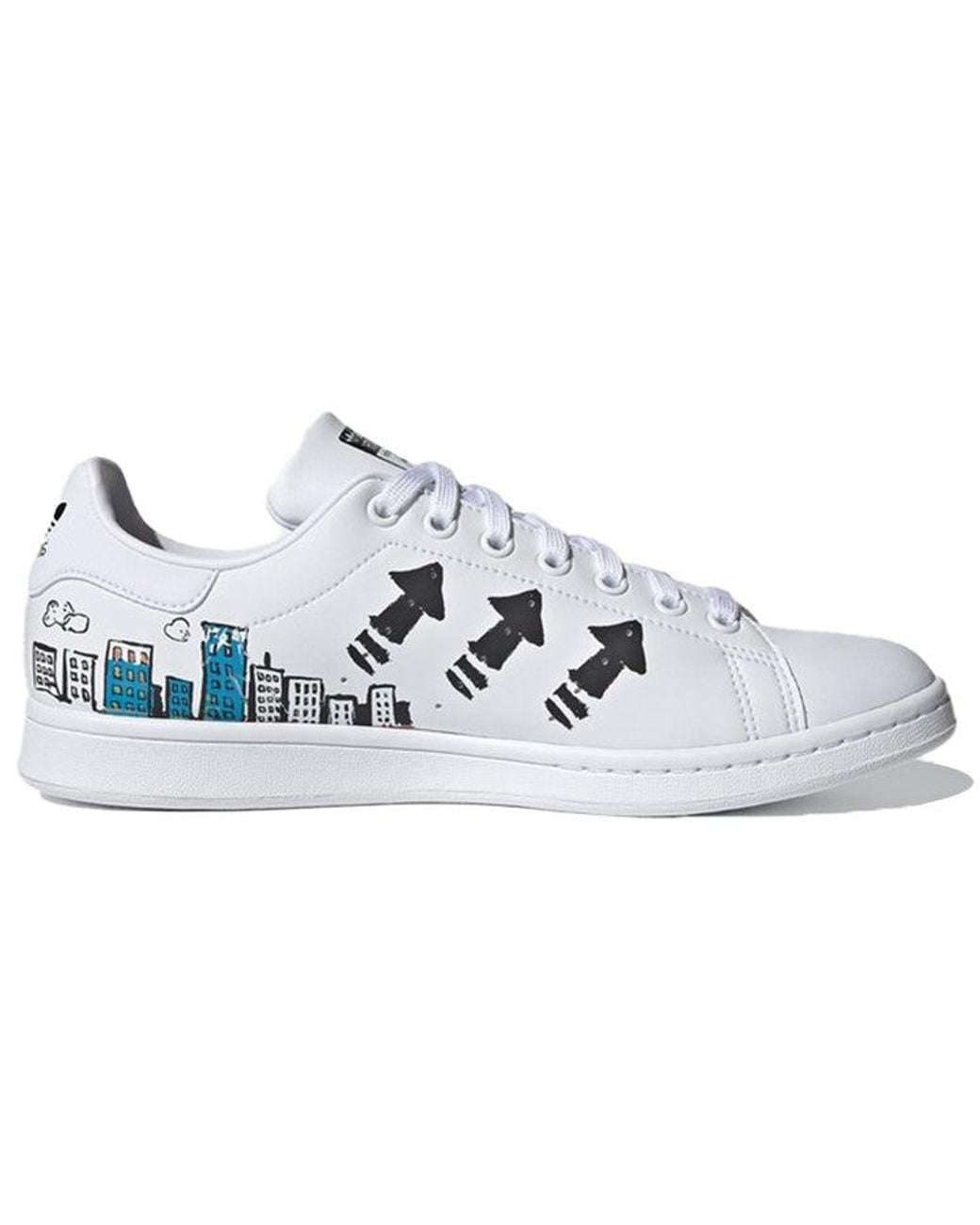 Adidas White Kasing Lung X Disney X Stan Smith 'Labubu Mickey Mouse' for men