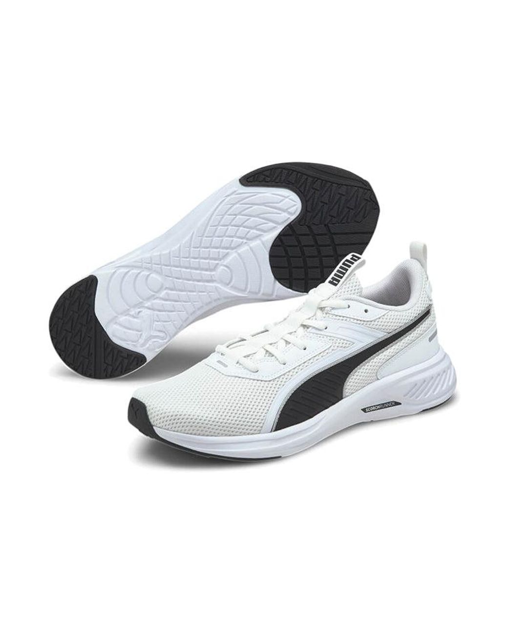PUMA White Scorch Runner for men