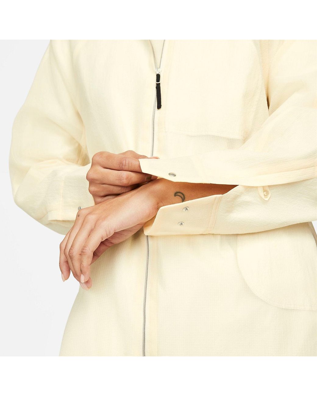 Nike Natural (Wmns) Esc Woven Shirt Jacket 'Coconut Milk'