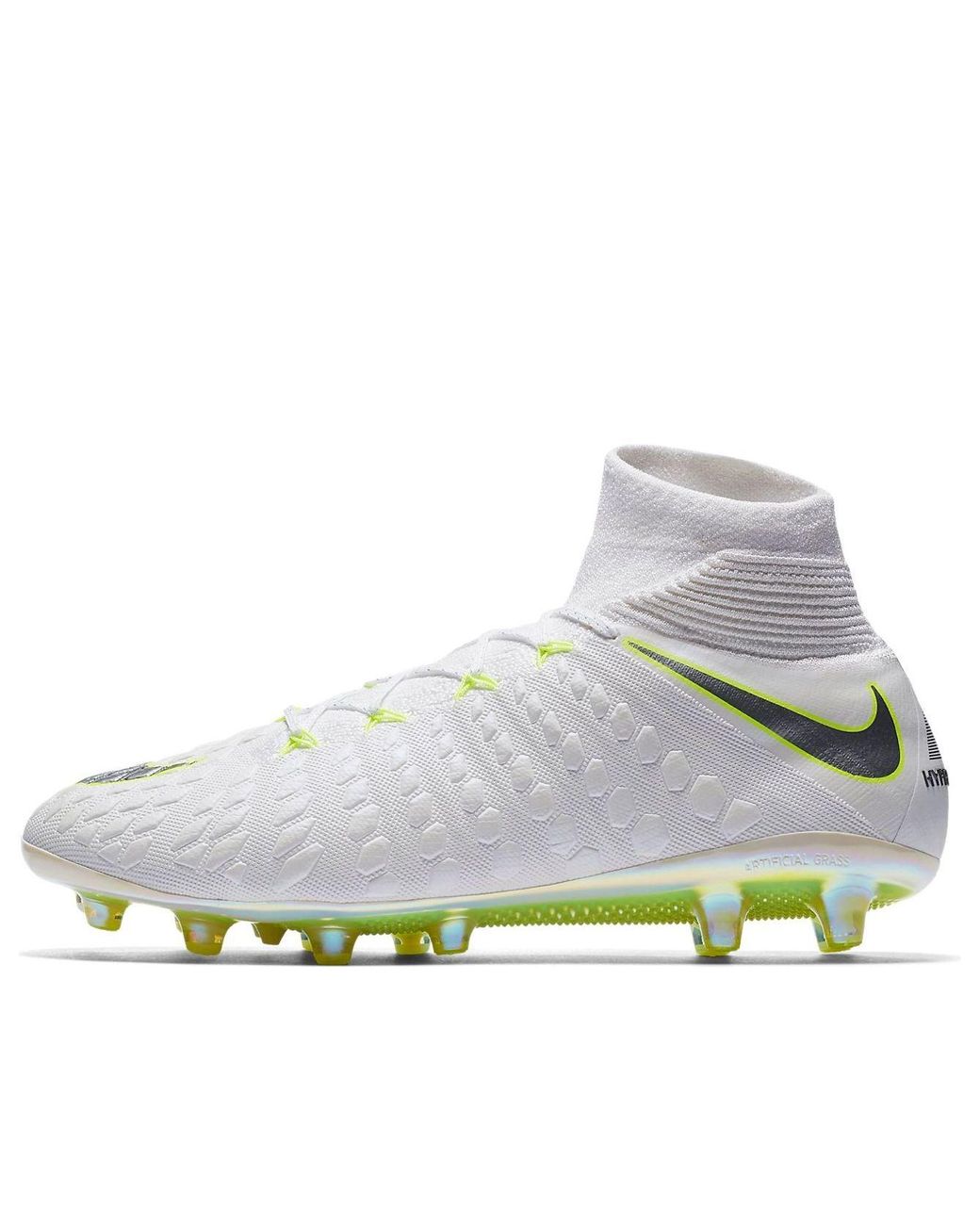 Nike White Phantom 3 Elite Ag Pro Volt' for men