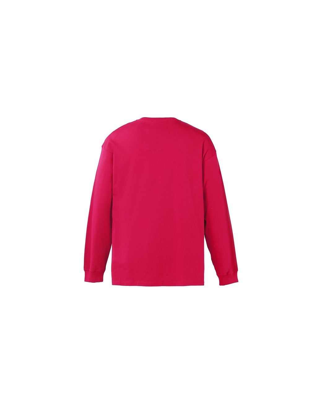 Nike Pink Acg Logo Printing Sports Round Neck Long Sleeves Wine T-Shirt for men