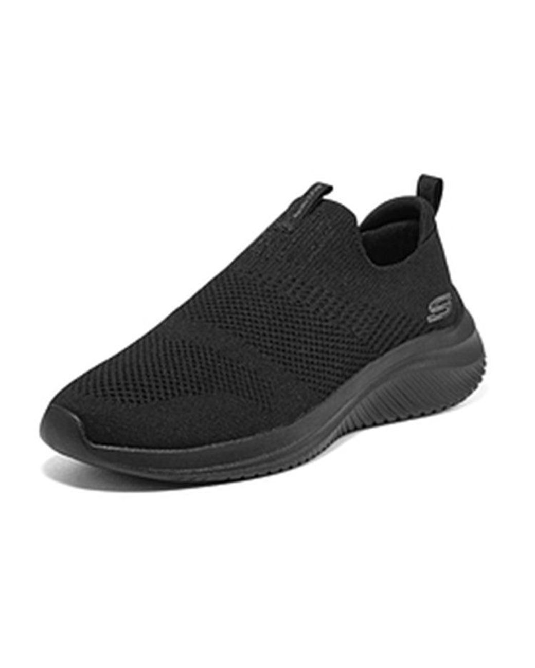 Skechers Black Ultra Flex 3.0 'Demcheck for men