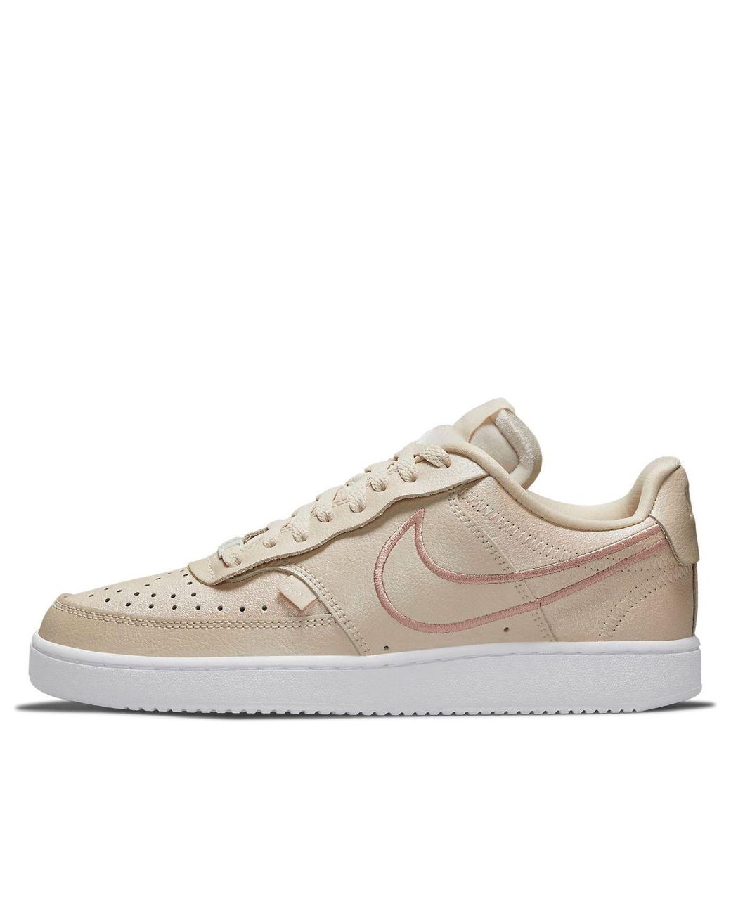 Nike White (Wmns) Court Vision Low Premium 'Pearl'