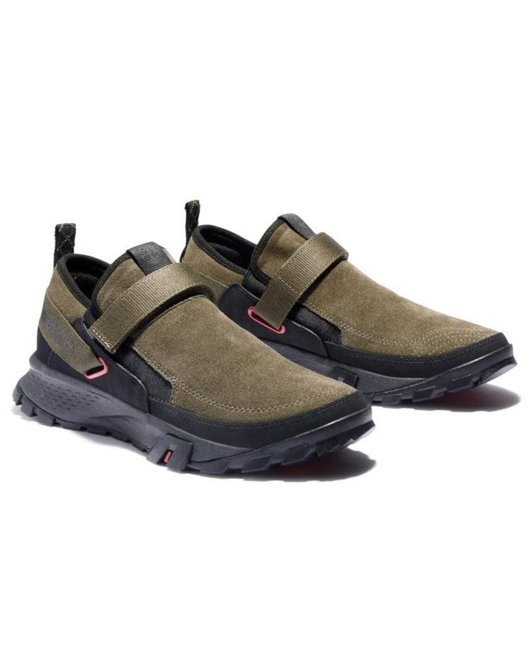 Timberland Brown Mills Falls Slip-On Leather Shoes Suede' for men
