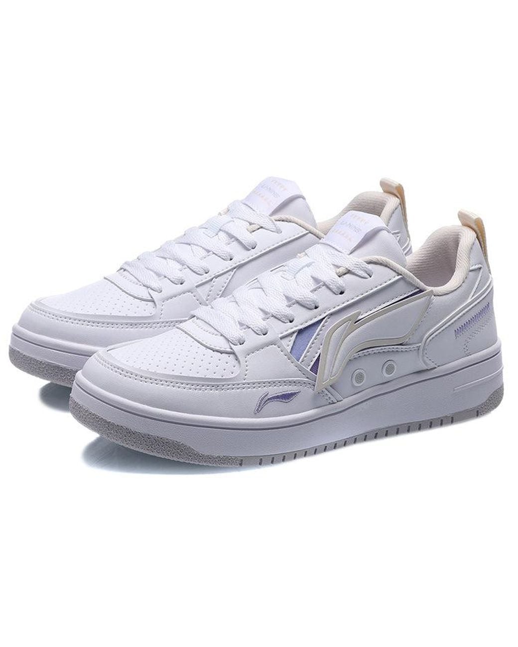 Li-ning White (Wmns) Lifestyle Skate Shoes