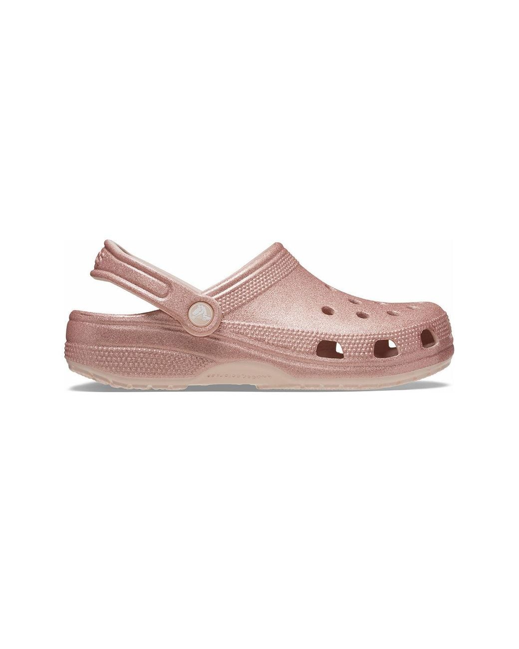 CROCSTM Pink (Wmns) Classic Glitter Clogs