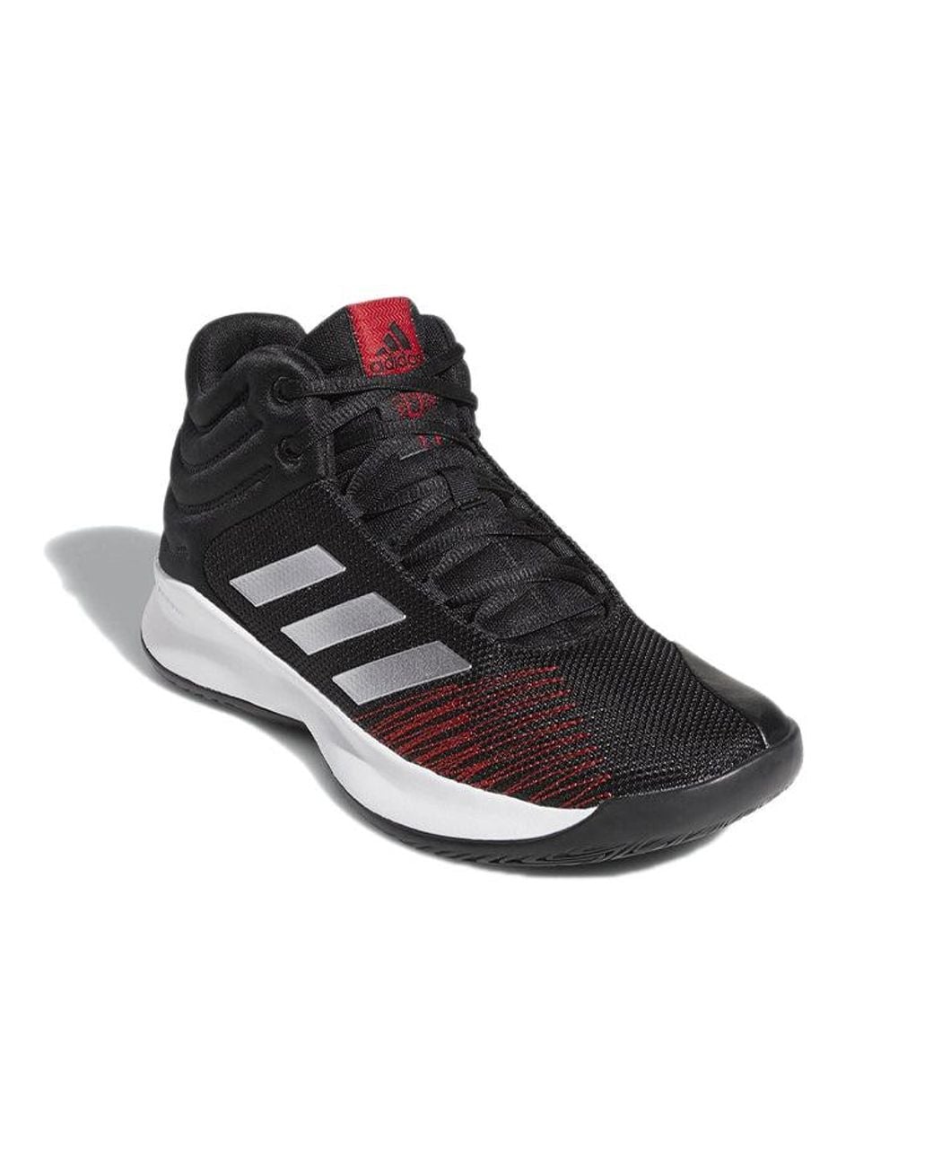 Adidas Black Pro Spark 2018 Basketball Shoes 'Core Scarlet' for men