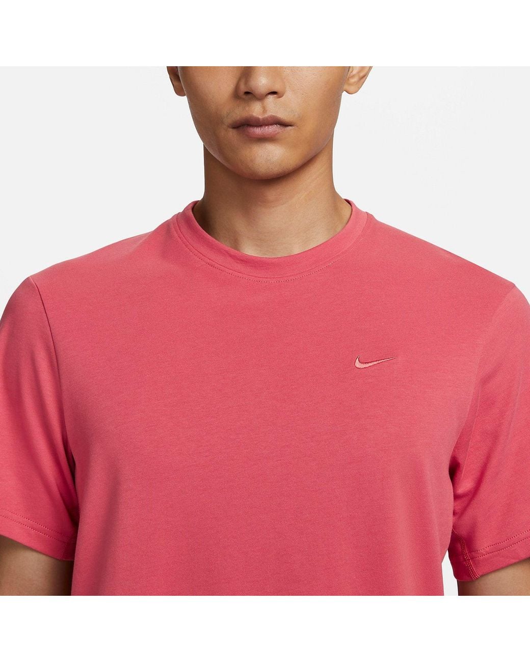 Nike Pink Dri-Fit Primary T-Shirt for men