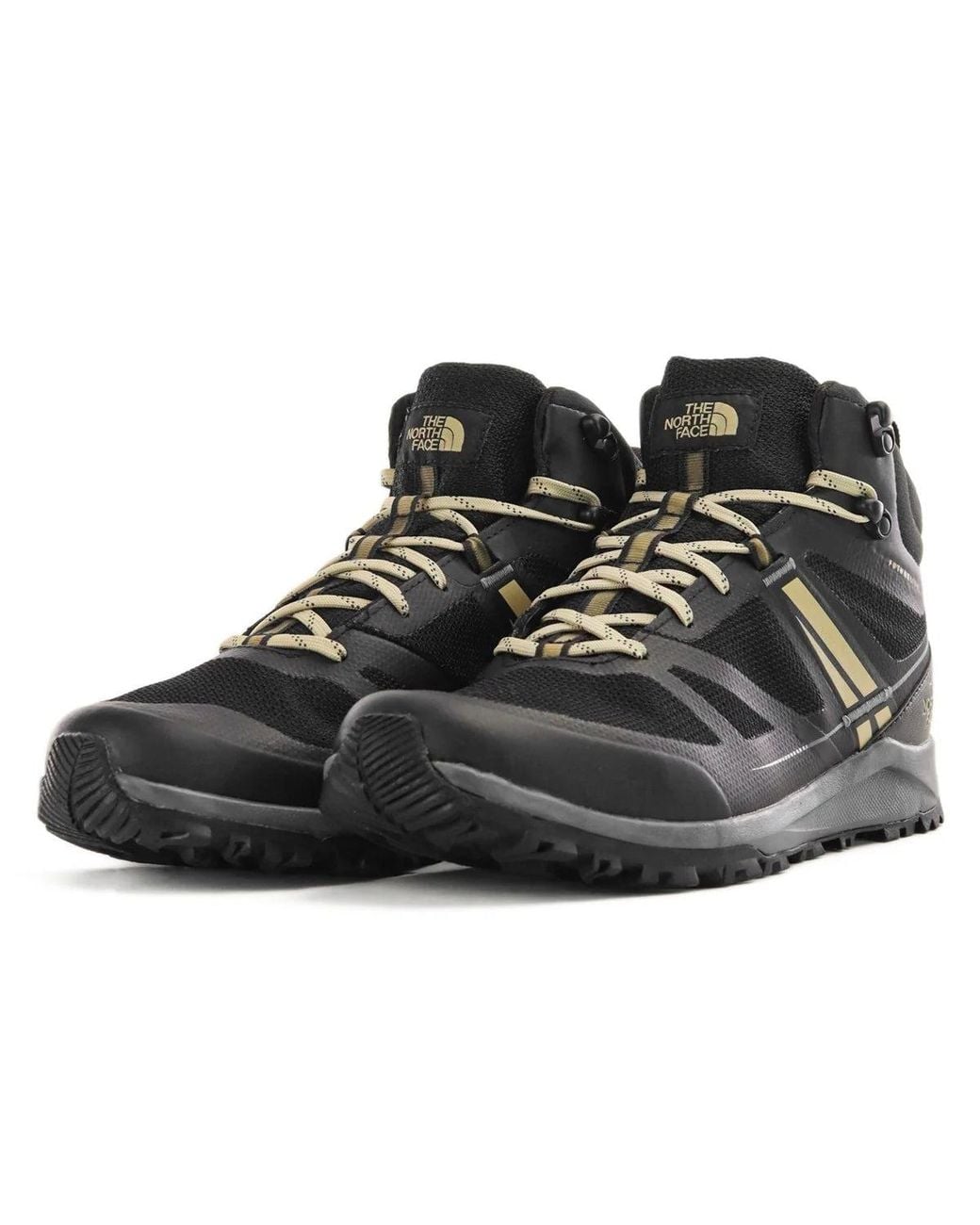 The North Face Black Litewave Mid Futurelight Hiking Shoes 'Tnf' for men