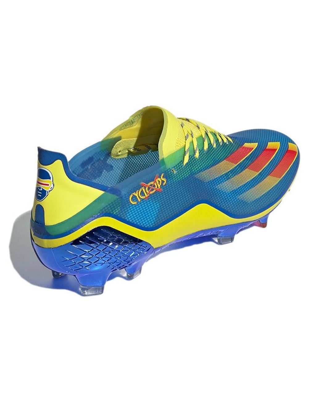 Adidas Blue X Marvel X Ghosted.1 Fg 'Cyclops' for men