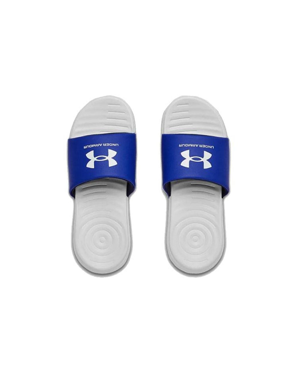 Under Armour Blue Ansa Fixed Slide 'Halo' for men