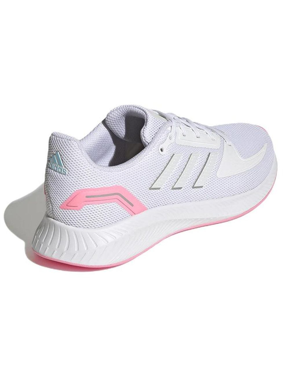 Adidas White (Wmns) Run Falcon 20 Wear-Resistant Breathable