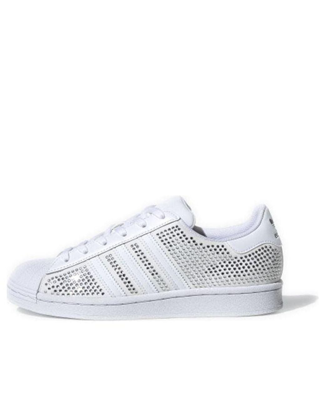 Adidas White (Wmns) Superstar 'Bling