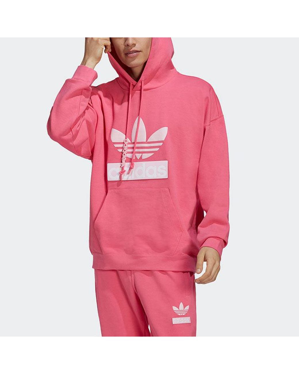 Adidas Pink Originals Big Trfl Logo for men