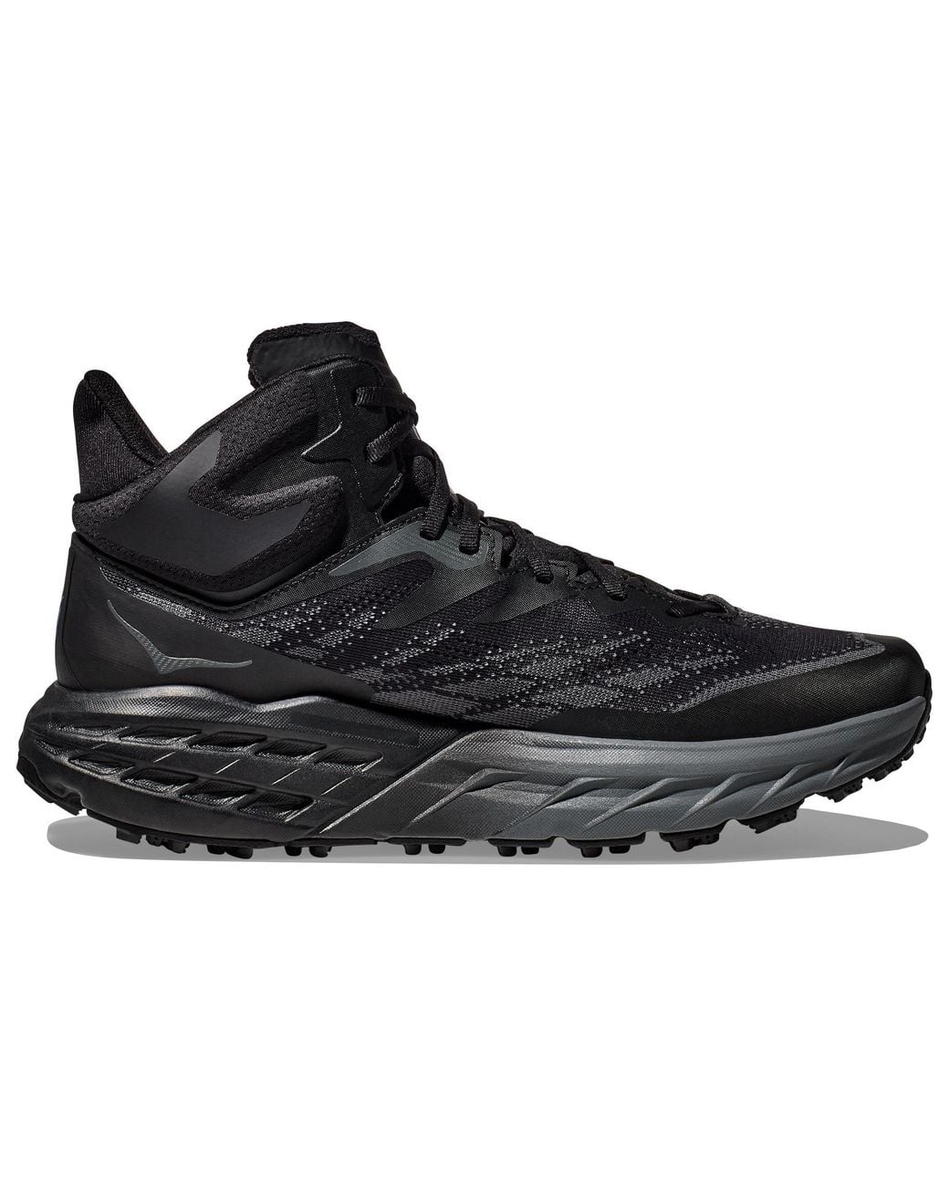 Hoka One One Black Speedgoat 5 Mid Gore-tex Trail Shoes for men