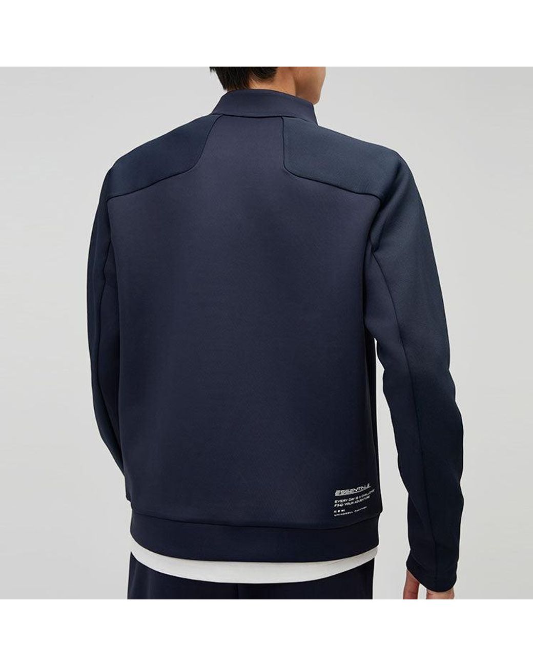 Mizuno Blue Essential Jacket for men